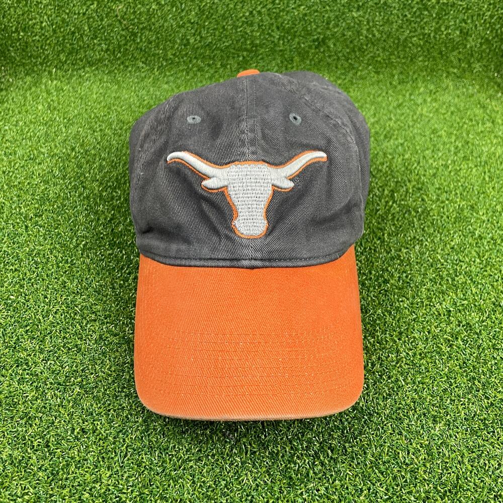 Y2K Nike Texas Longhorns Gray & Orange Embroidered Dad Cap OS